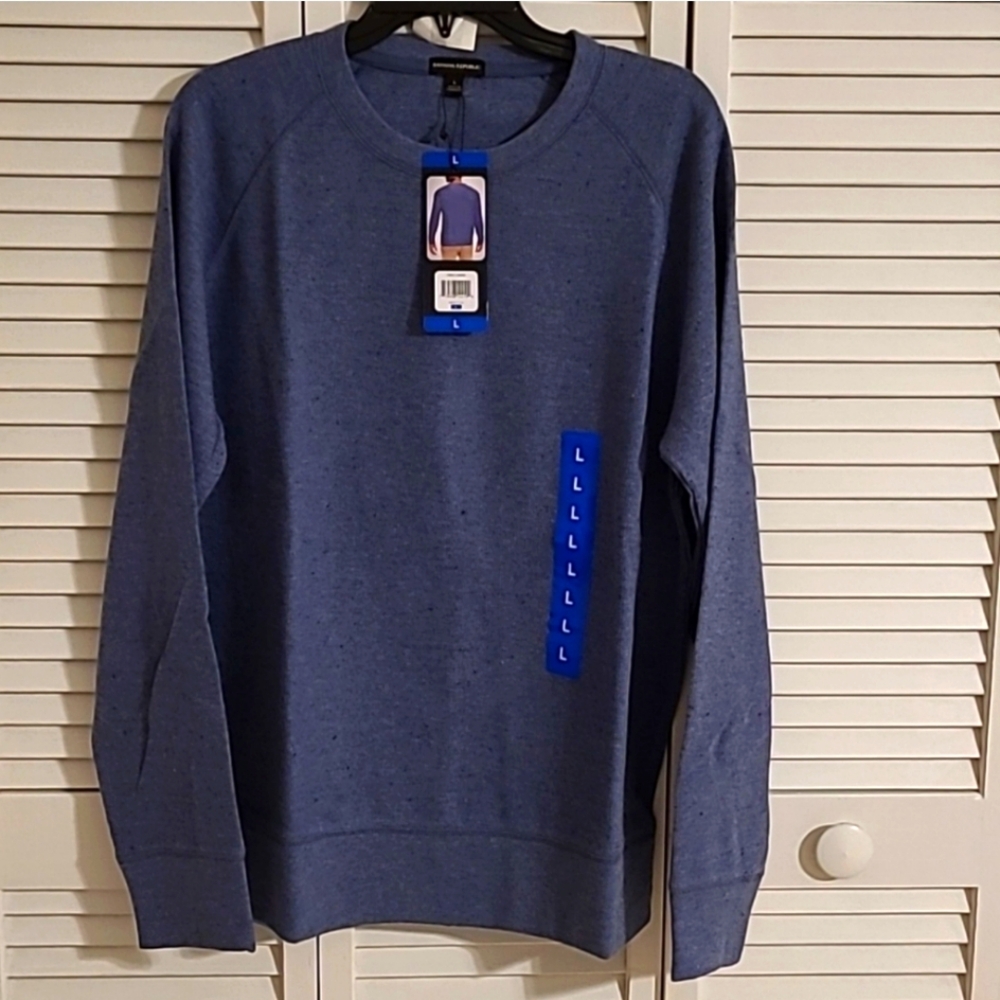 Banana Republic Men's L Crew Pull-over Top NEW